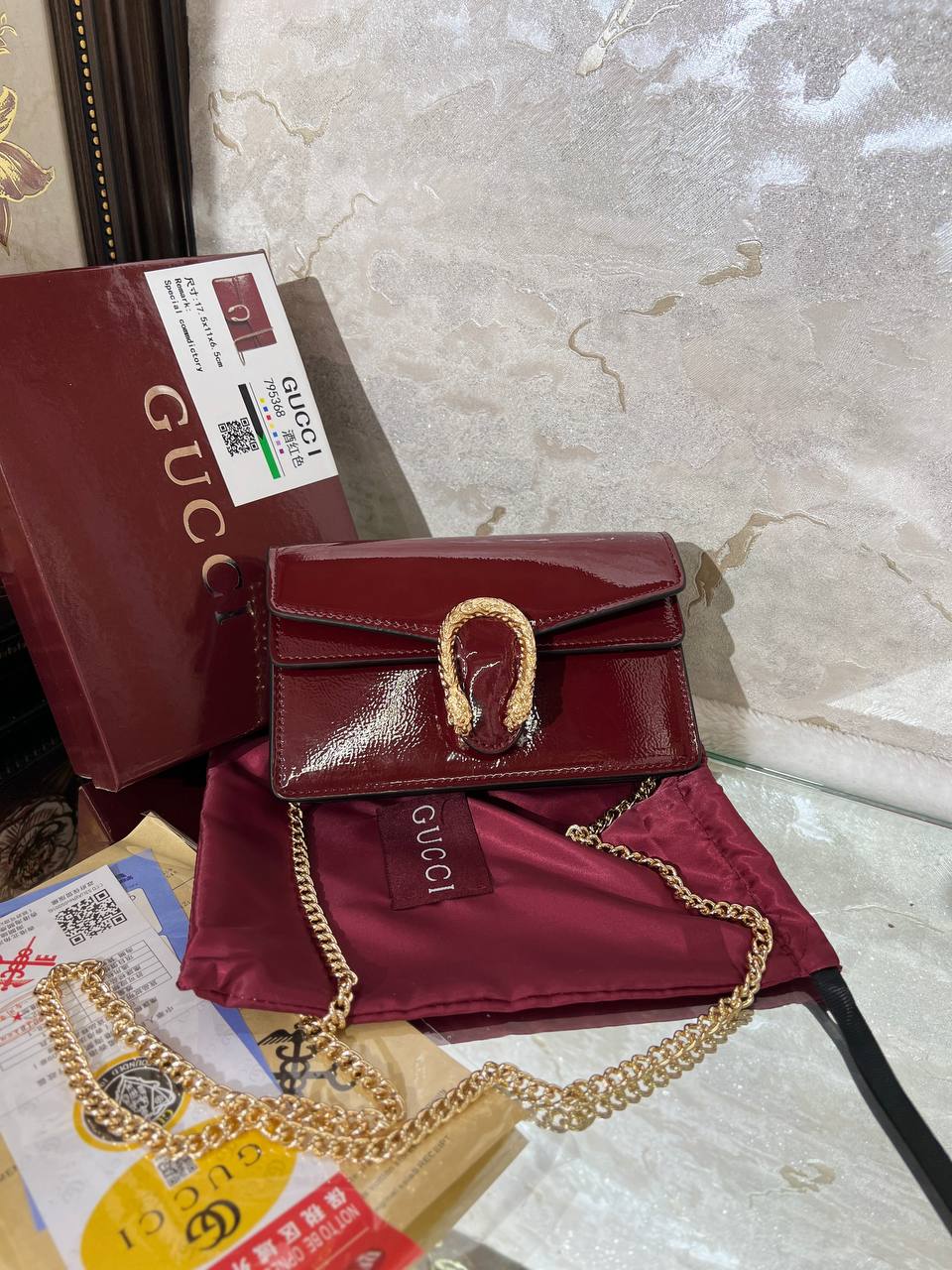 GG Sac à épaule Dionysus moyen format