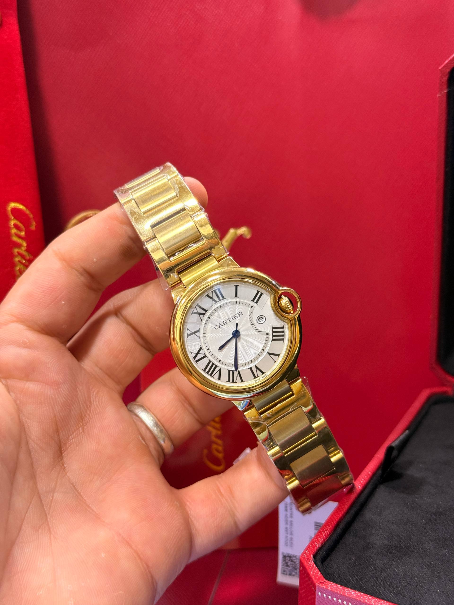 Montre Ballon-Bleu Doré pour femmes