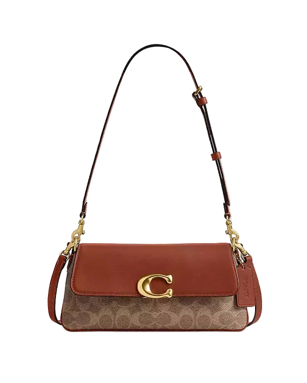 Sac Coach bandoulière Jet en toile Signature
