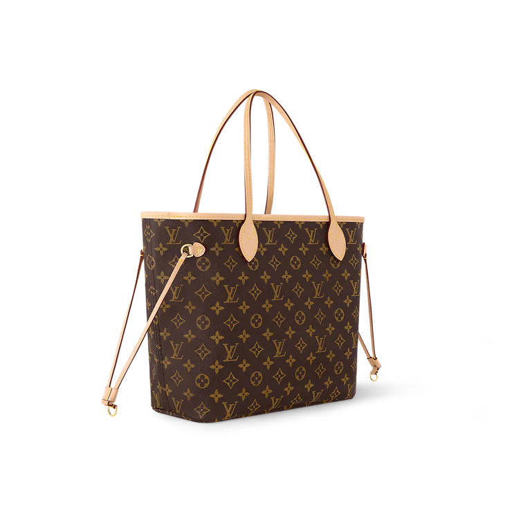 LV Sac Neverfull MM En cuir