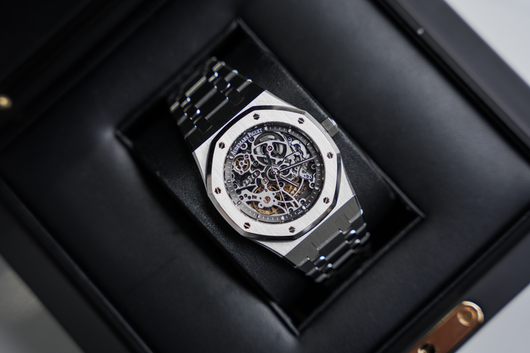 Audemars Piguet Royal Oak Openworked 39mm Steel Skeleton Dial 15305ST