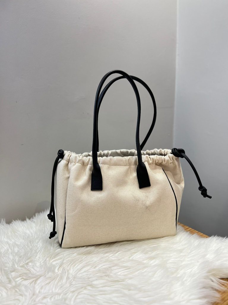 Cêlinë 2024Canvas Tote Bag for Women, Color Matching Commuter Shoulder Bag