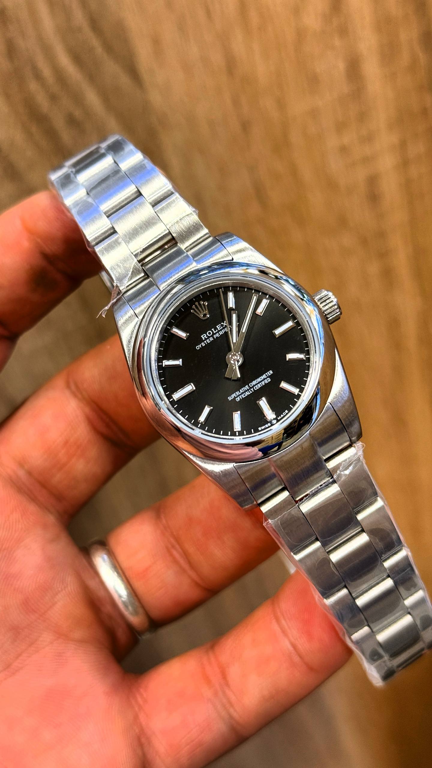 Rolex Montre Oyster perpetual Acier