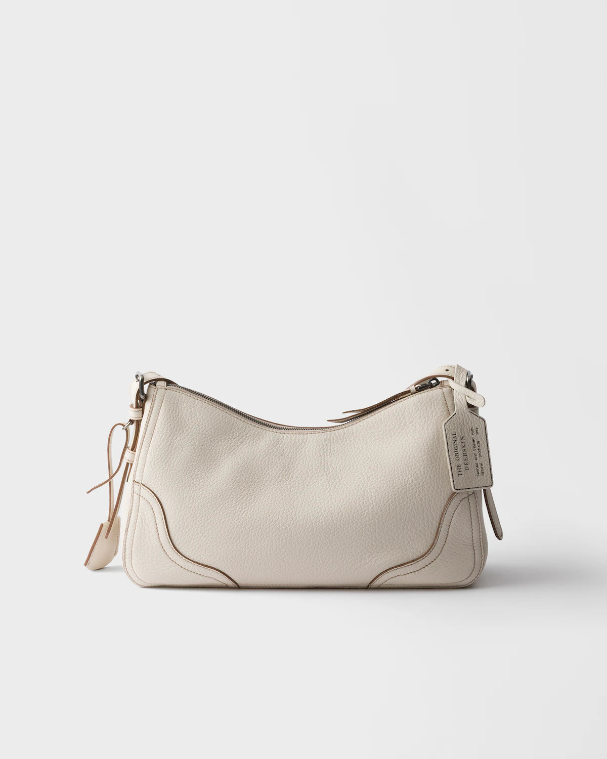 Grand sac porté épaule en cuir Prada Aimée