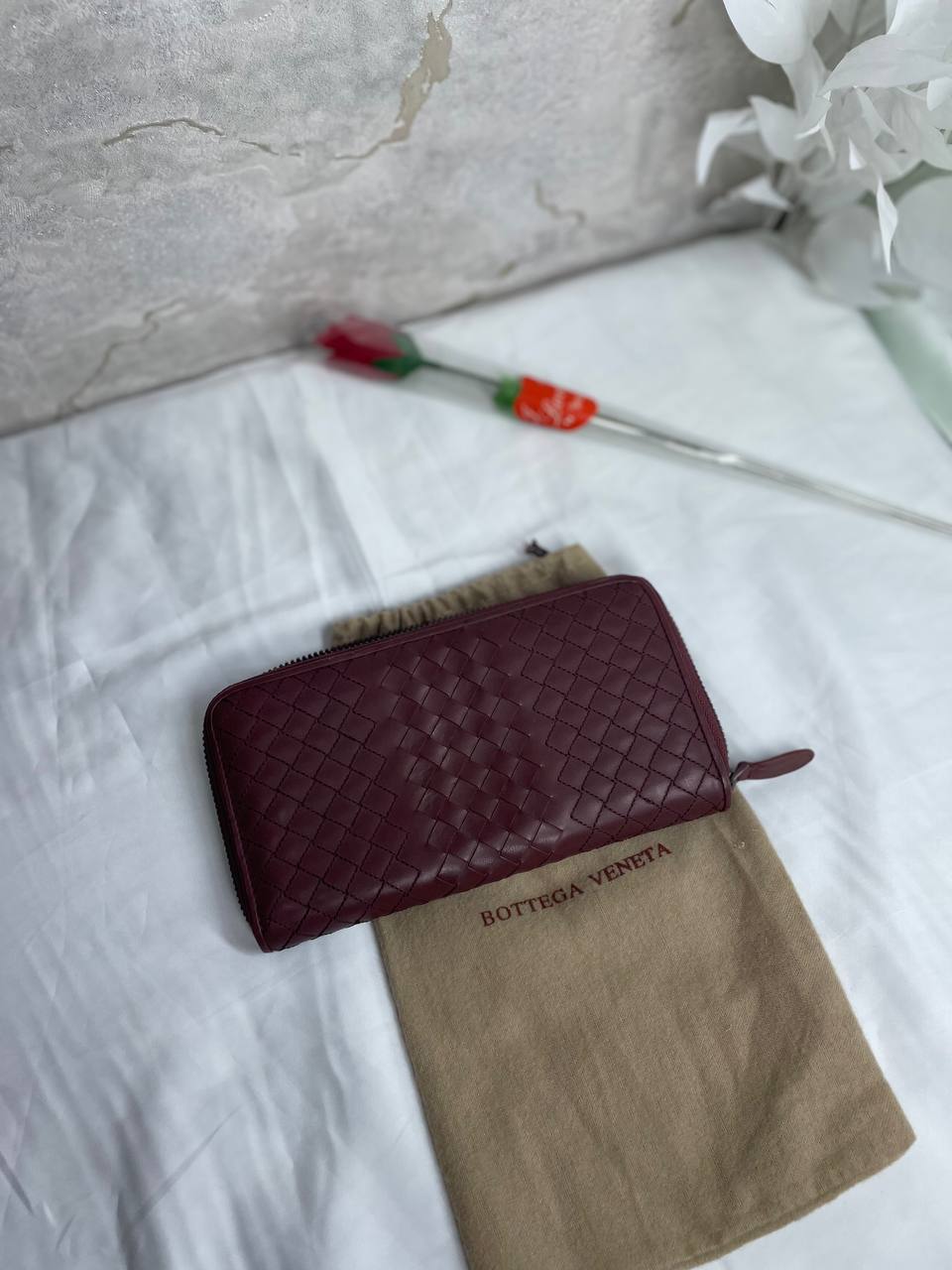 Bôttegã Vênetâ Portefeuille Intrecciato Piccolo à zip