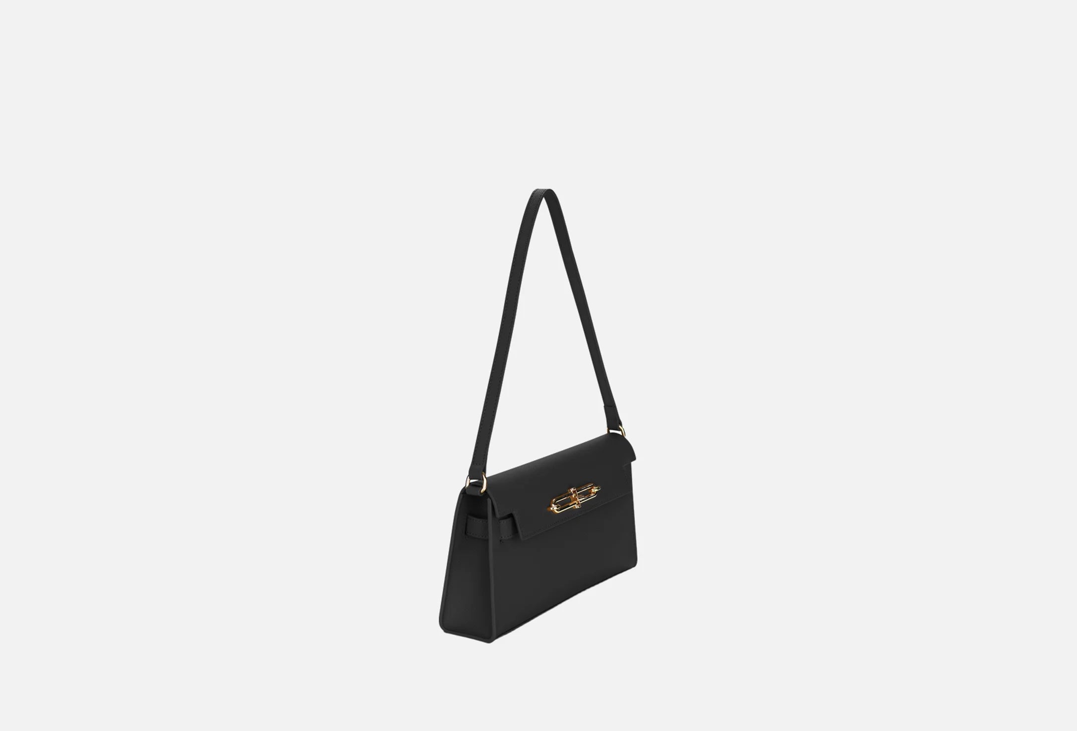 HRMS Sac à bandoulière véritable avec boucle