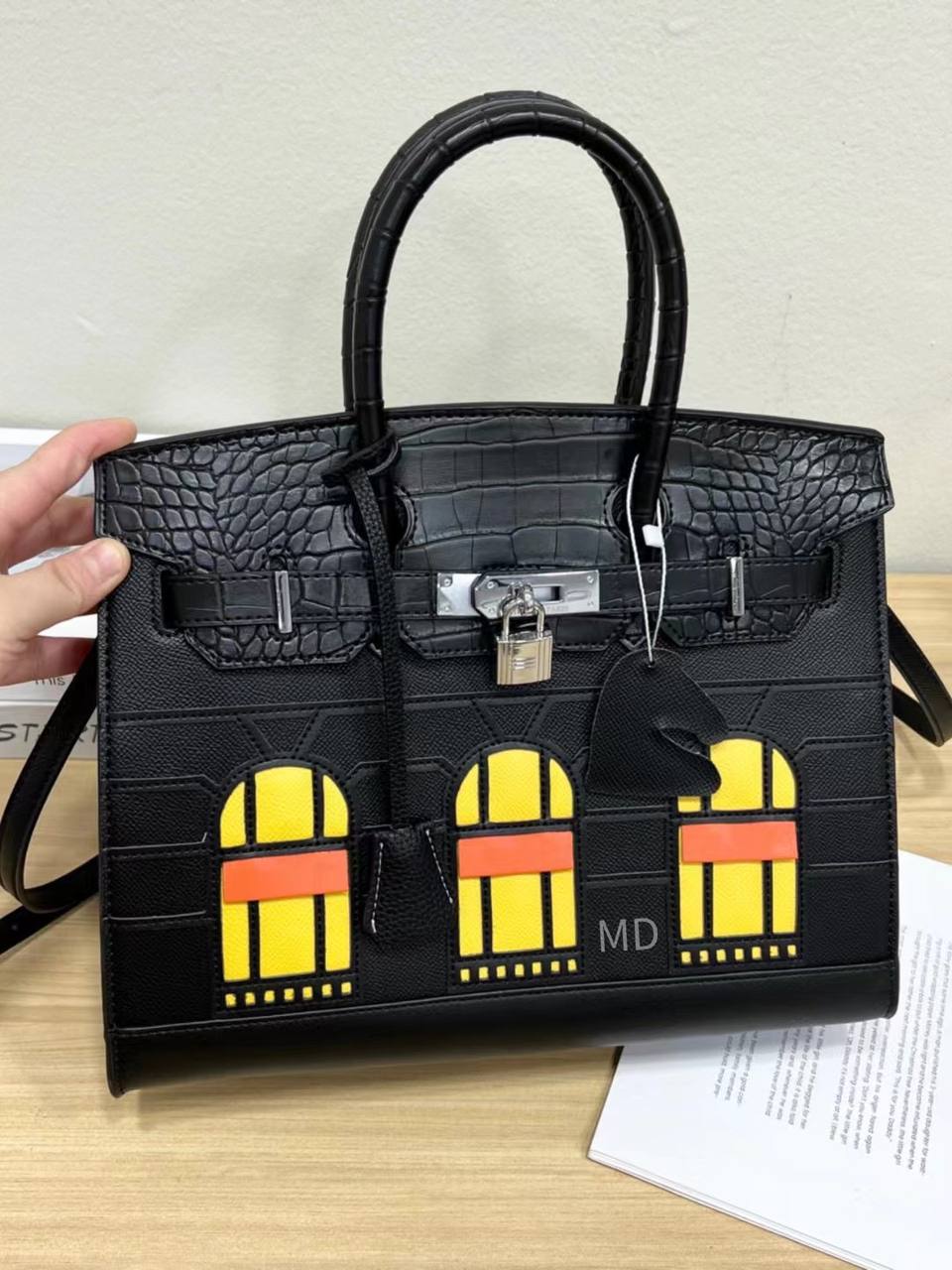 HRMS  ALLIGATOR SAC FAUBOURG BIRKIN SIZE 20