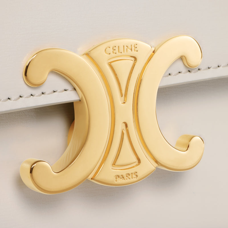 Célïnê Sac bandoulière à roulettes en métal avec poignée supérieure