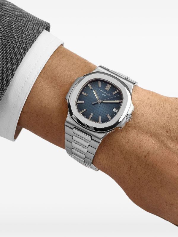 Montre Patek Philippe Silver Blue Dial