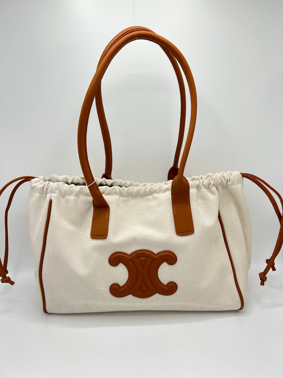 Cêlinë 2024Canvas Tote Bag for Women, Color Matching Commuter Shoulder Bag