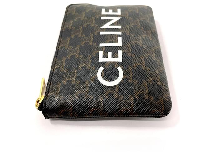 Cêlinë Pochette à pièces et cartes Triomphe Celine Noir