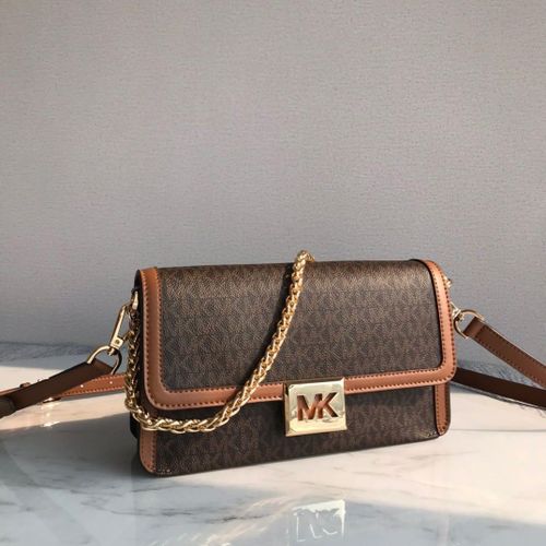 MK Sac à épaule Sonia convertible de taille moyenne à logo