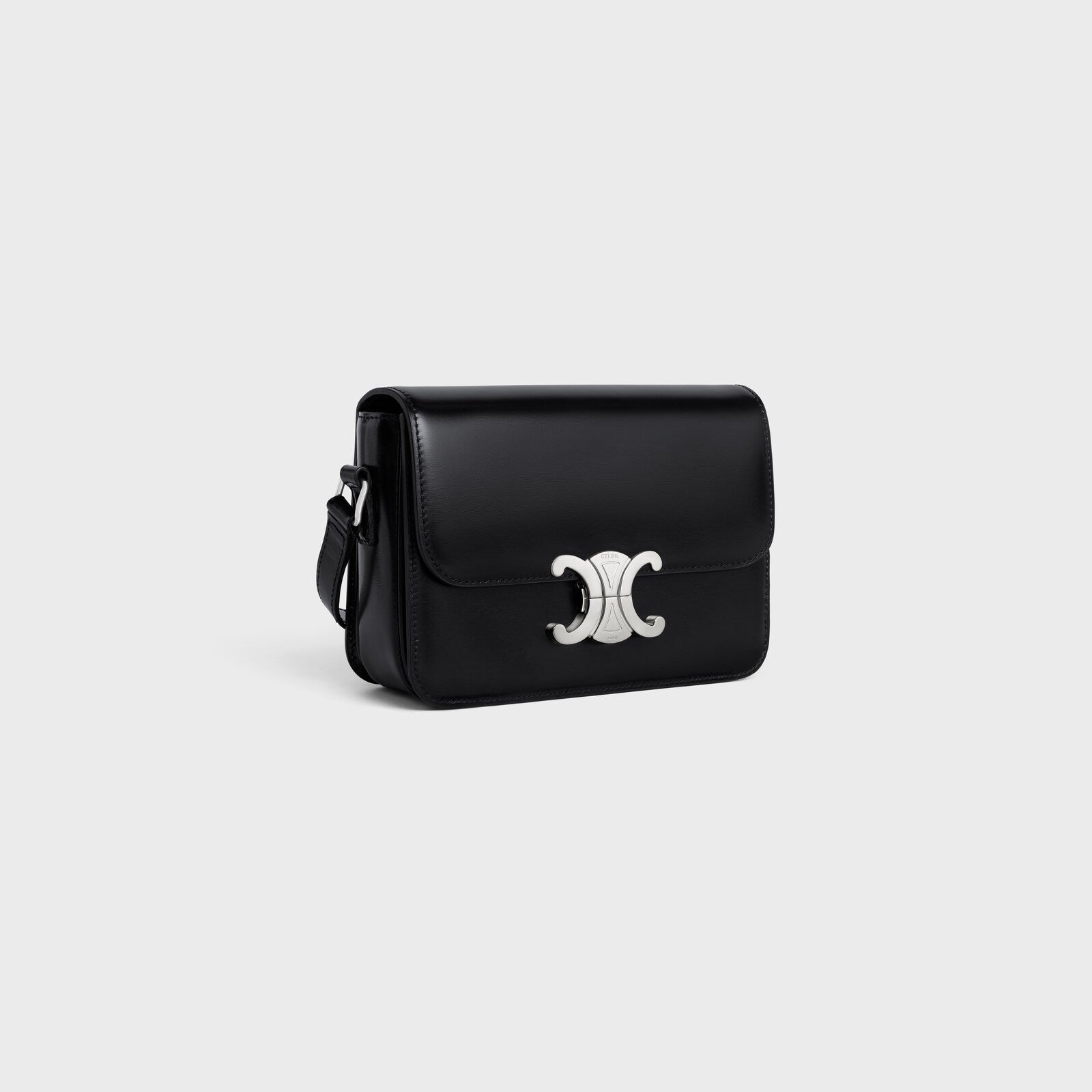 Cêlinë TEEN TRIOMPHE BAG IN shiny calfskin
