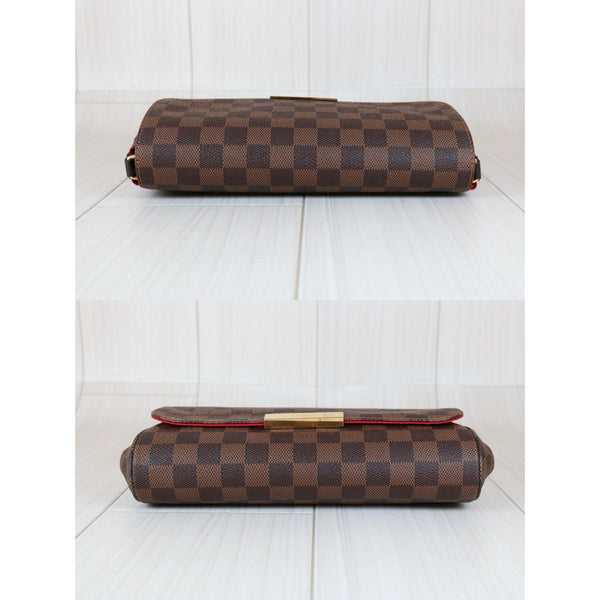 LV Sac à épaule Damier Favorite MM de Louis Vuitton Damier ebène