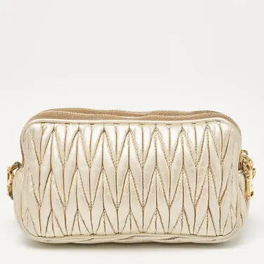 MIÛ MIÜ 
Sac à main, Doré