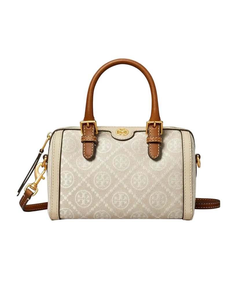 Sac à main Torÿ Bûrch, modèle T Monogram Petite Barrel à poignée supérieure