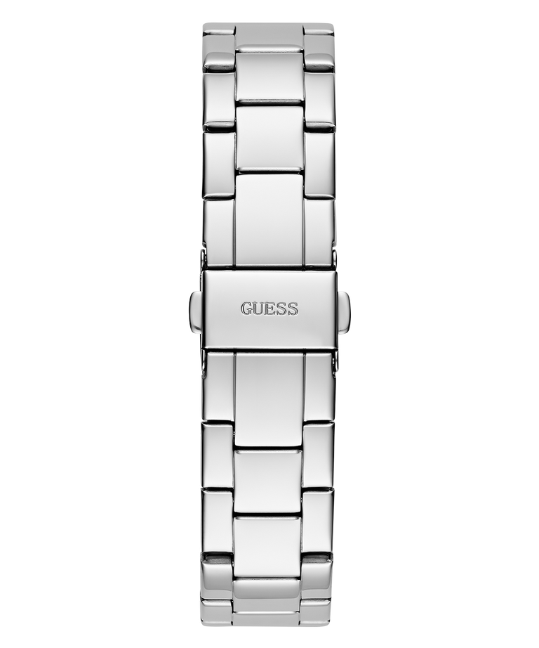 GÛESS Ladies Silver Tone Multi-function Watch