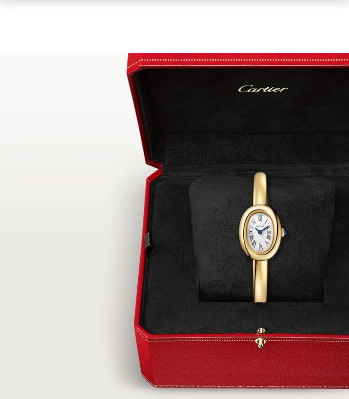 Montre Baignoire De Cartier Doré
