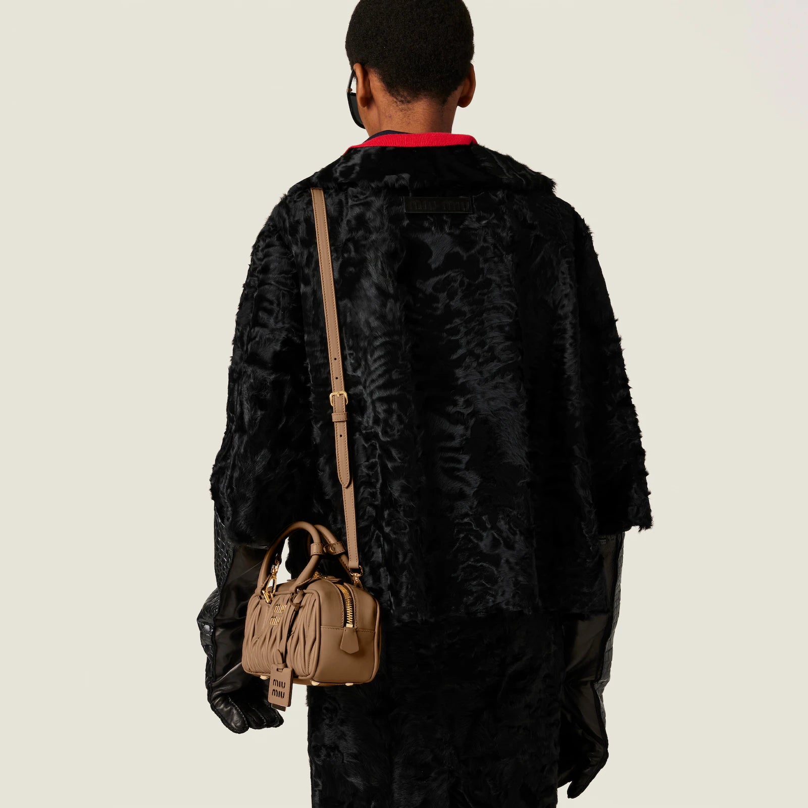 MIÛ MIÜ Sac Arcadie nappa matelassé