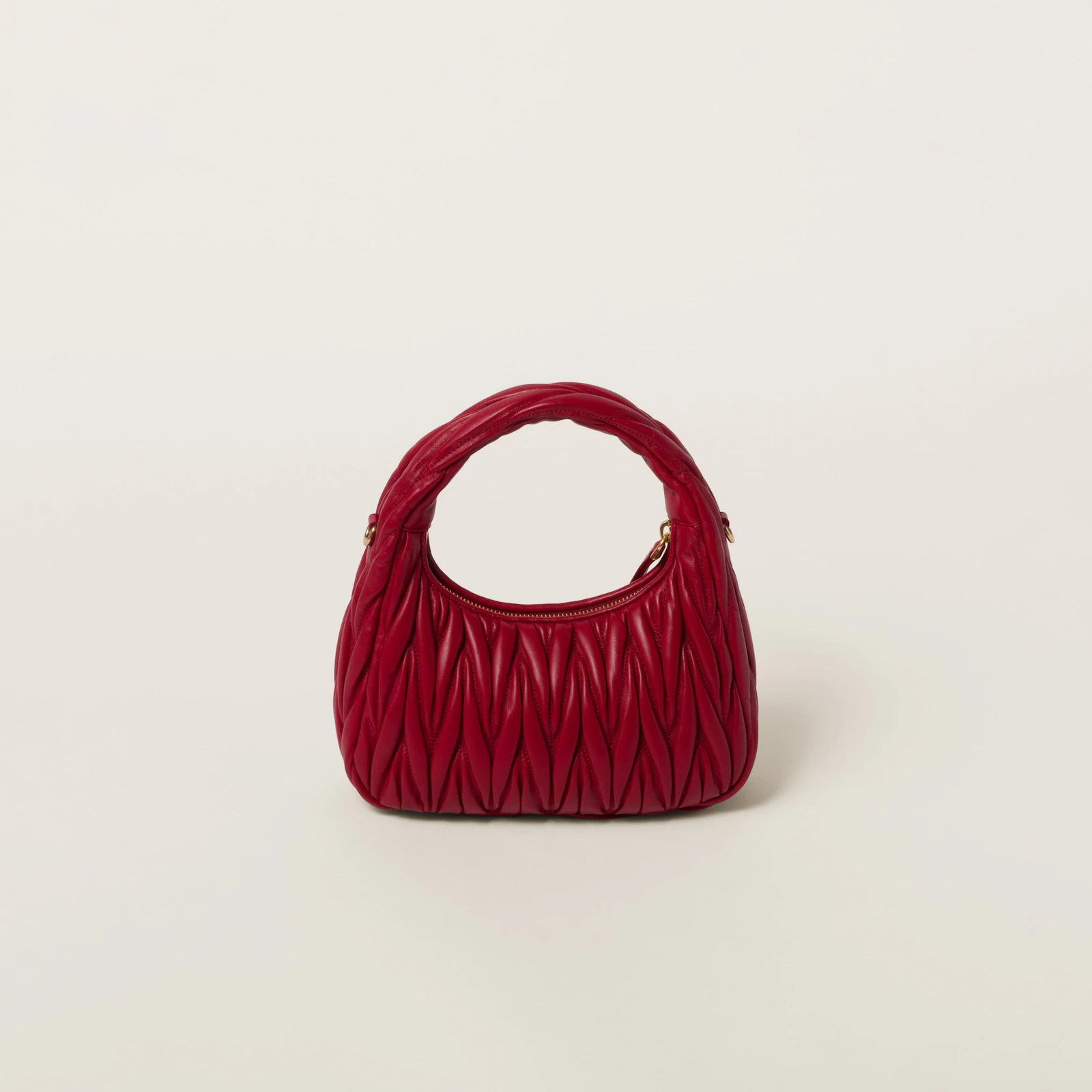 MIÛ MIÜ Sac hobo Wander  nappa matelassé
