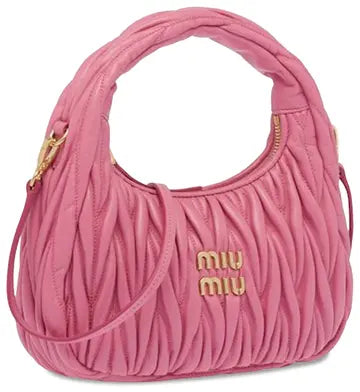 MIÛ MIÜ Sac hobo Wander  nappa matelassé