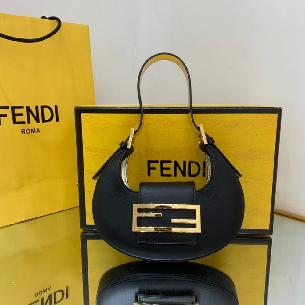 FÊNDÏ Mini Sac À Bandoulière En Noir