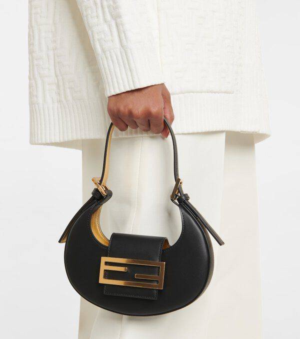 FÊNDÏ Mini Sac À Bandoulière En Noir